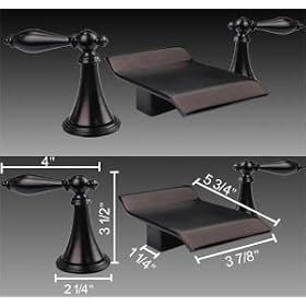 Buy 3 7 8 Wide Spout Bathroom Tub Faucet Bathtub Oil Rubbed Bronze by MEGA BRAND now!