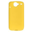Premium Soft Gel Silicone Skin Case for Google Nexus One 1 - Yellow