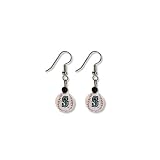 MLB Seattle Mariners Mini Baseball Dangler Earrings Amazon.com