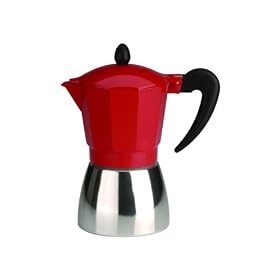 Typhoon Retro Buick Red 6 Cup Espresso Maker