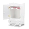 Melissa & Doug Deluxe Wooden Doll Armoire
