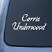 CARRIE UNDERWOOD - Vinyl Car Decal Sticker #1692 | Vinyl Color: White