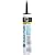 Dap 18126 Black Alex Plus Acrylic Latex Caulk Plus Silicone 10.1-Ounce