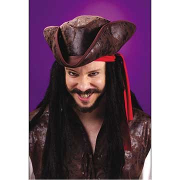 Hat Pirate Tricorn Deluxe