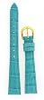 Watch Band Aqua Genuine Leather Crocodile Grain 14 millimeter Tech Swiss Watch Band Aqua Genuine Leather Crocodile Grain 14 millimeter Tech Swiss
