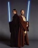 ブロマイド写真★『スター・ウォーズ/エピソード2』ライトセーバーを持つ師弟/アナキン(ヘイデン・クリステンセン)、オビ＝ワン・ケノービ(ユアン・マクレガー) ヘイデン・クリステンセン