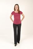 Trousers Black Bamboo Baby Small Flattering & Comfortable Maternity Trousers