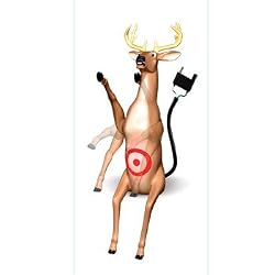 Hitch Critters 3591 Don't Shoot Deer Moving Ball Hitch Cover and Brake Light
