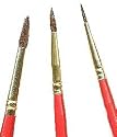 3 Sabel Hair Paint Brushes