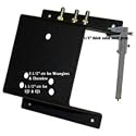Tire Mount Heavy Duty Bracket 1987-2006 Jeep Wrangler YJ, TJ,Unlimited 707-404
