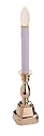 Bethlehem Lighting Stowe Battery-Operated 12-Inch Brass Candle Christmas Light with LED White/Amber Flicker Bulb