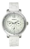 Modern Stainless Steel and Silicone - White Women's watch #BQ9409