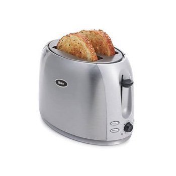 Oster TSSTJC3BT Brushed Stainless Slice Toaster