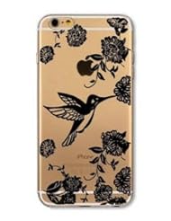 Wireless: iPhone 6 Plus / 6S Plus Case DECO FAIRY Mandala Creative Design and Art Protective Case Bumper(Scratch-Resistant) Ultra Slim Translucent Silicone Clear Case Gel Cover for Apple (Mandala Humming Bird) - DECO FAIRY