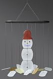 Goose Rocks Designs Frosty Handcrafted Stained Glass Wind Chime