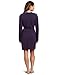 Calvin Klein Women's Essentials With Satin Long Sleeve Short Robe