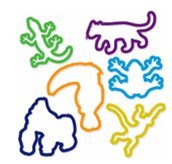 Silly Bandz Rainforest - 48 Pack