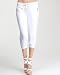 bebe Logo Lurex Capri Pant