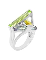 Crystalline Sculpture Cocktail Ring