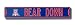 ARIZONA WILDCATS BEAR DOWN w/ A logo AUTHENTIC METAL STREET SIGN (6 X 36)