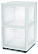 Sterilite 36208002 Ultra 2 Drawer Cart, 2-Pack