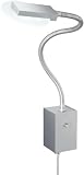Honsel Leuchten 24081 LED Wandleuchte aluminiumfarbig matt / chrom Glas mattiert