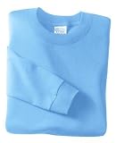 NEW Gildan Ultra Cotton - Youth Long Sleeve T-Shirt Light Blue-M