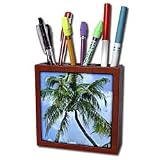 Florene Trees - Palm Perfect - Tile Pen Holders-5 inch tile pen holder