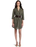 As U Wish Juniors Lawn Military Self Belt Dress