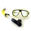 Sea Vision and Aqua Snorkel Set - Black
