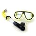 Sea Vision and Aqua Snorkel Set - Translucent Aqua Green