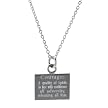 Sterling Silver Courage Pendant