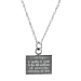 Sterling Silver Courage Pendant