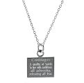 Sterling Silver Courage Pendant
