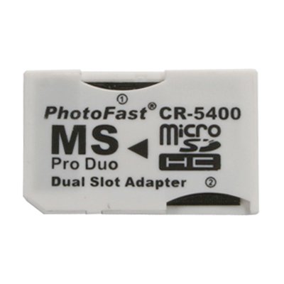 DUAL SD MICRO TO PRO DUO ADAPTOR CARD PART OF THE QUBITS ACCESSORIES RANGE