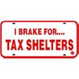 TAX SHELTER LICENSE PLT sign cpa accountant