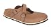 Birkis clogs Dorian from Birko-Flor in Cortina Light Brown with a narrow insole