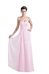 Charmeuse/Chiffon Sleeveless Beaded Sweetheart Evening Dress 