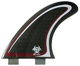 Rainbow R5 Pro Core Surfboard Fin Set - FCS Base - Smoke