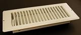 Heat Registers 4X10-White (Metal)