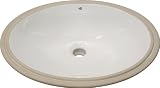 17 x 13White Undermount Ceramic Bathroom Sink Lavatory