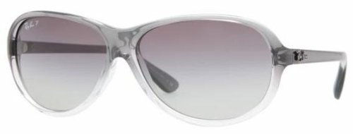 Ray Ban RB4153 Sunglasses - 818/M3 Dark Smoke Transparent Gradient (Crystal Polarized Gray Gradient Lens) - 62mm
