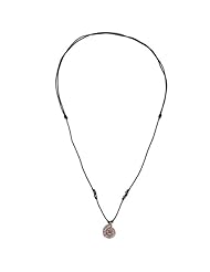 Insect Charm Pave Diamond Sterling Silver .925 Macrame Fashion Necklace Handmade Jewelry