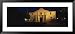 Building Lit Up at Night, Alamo, San Antonio Missions National Historical Park, San Antonio, TX, USA Photography Framed Art Poster Print by Panoramic Images, 51x23