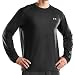 Men's UA TechTM Longsleeve T-Shirt Tops by Under Armour Large Black