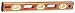 Stanley 42-321 24-Inch Brass Bound Hardwood Masons Level
