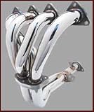 DC Sports (HHS5015B) Stainless Steel Headers - Excluding SH (4-2-1 Two Piece) - Brushed Finish