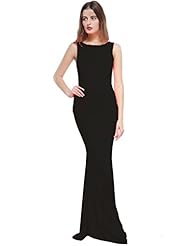 Sexy Mermaid Polyester/Spandex Sleeveless Bodycon Dress/Club Dress/Evening Dress/Bridesmaid Dress/Party Dress/Maxi Dress 