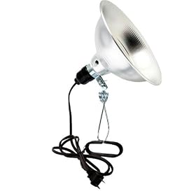 BR Tools UL Clamp-On Reflector Light in Black - 8.50 Inches