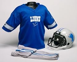 Detroit Lions Youth Uniform Set - size Medium - Football Sports Merchandise